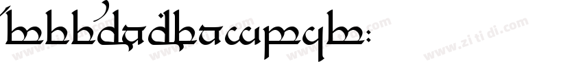 FreeMonoTengwar字体转换