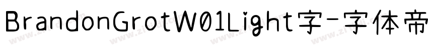 BrandonGrotW01Light字字体转换 BrandonGrotW01Light字字体转换