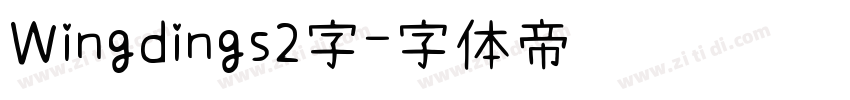 Wingdings2字字体转换