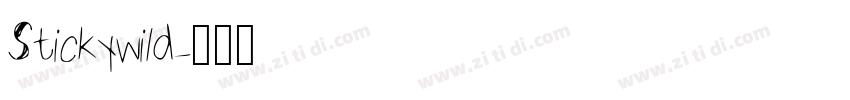 Stickywild字体转换