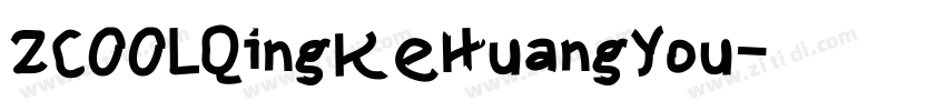 ZCOOLQingKeHuangYou字体转换