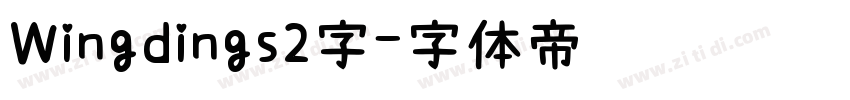 Wingdings2字字体转换