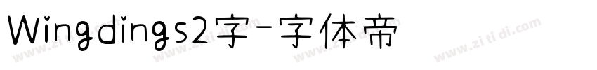 Wingdings2字字体转换
