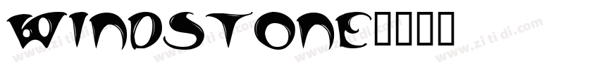 Windstone字体转换