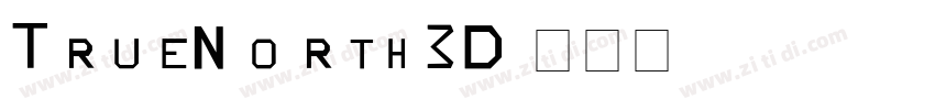 TrueNorth3D字体转换