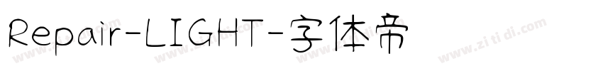 Repair-LIGHT字体转换