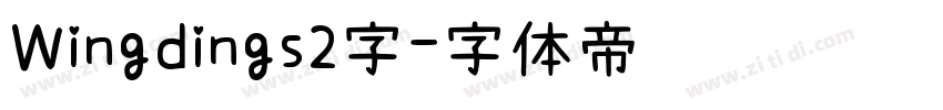 Wingdings2字字体转换
