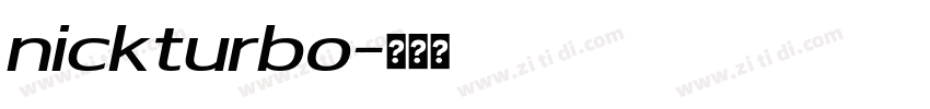 nickturbo字体转换
