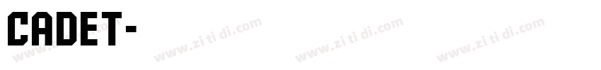 Cadet字体转换