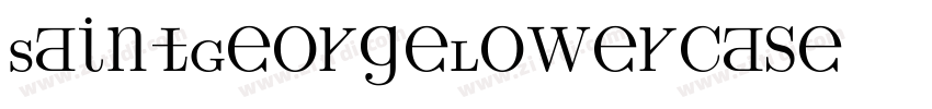 SaintGeorgeLowercase字体转换