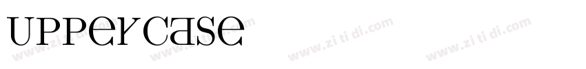 uppercase字体转换