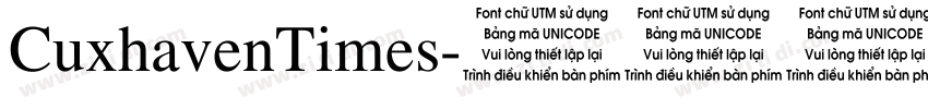 CuxhavenTimes字体转换