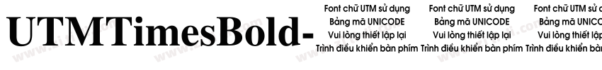 UTMTimesBold字体转换