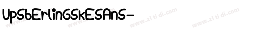 UPSBerlingskeSans字体转换