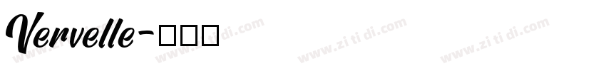 Vervelle字体转换