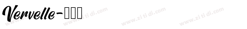 Vervelle字体转换