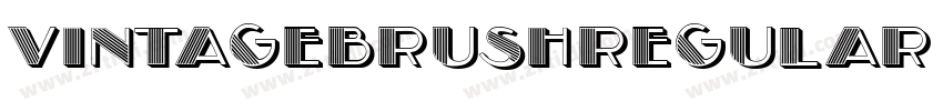 VintageBrushRegular字体转换