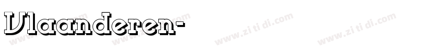 Vlaanderen字体转换
