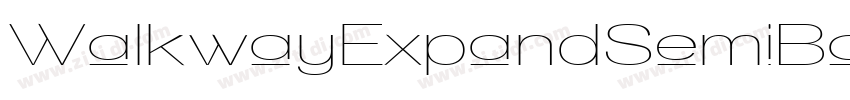 WalkwayExpandSemiBol字体转换