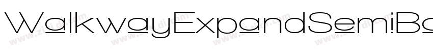 WalkwayExpandSemiBol字体转换
