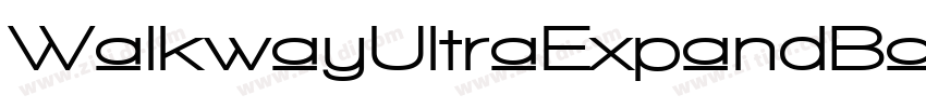 WalkwayUltraExpandBo字体转换