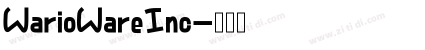 WarioWareInc字体转换