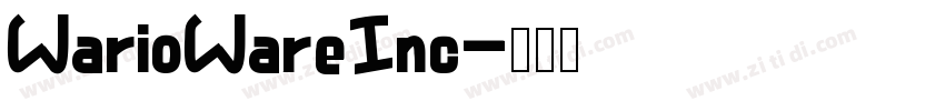 WarioWareInc字体转换
