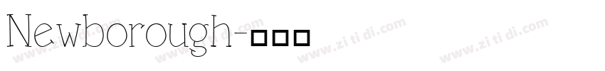 Newborough字体转换