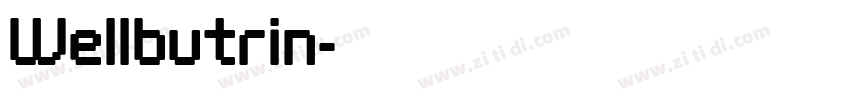 Wellbutrin字体转换
