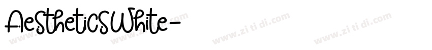 AestheticsWhite字体转换