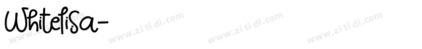 Whitelisa字体转换