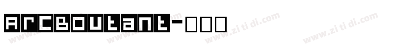 ArcBoutant字体转换