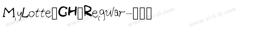 MyLotte_CH_Regular字体转换