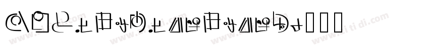 HYTeXiDengXingJ字体转换