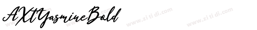 AXtYasmineBold字体转换