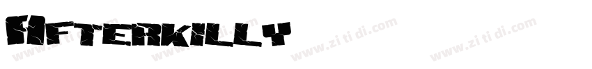 Afterkilly字体转换