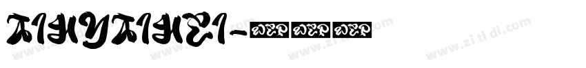 AiHYAiHei字体转换