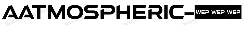 aAtmospheric字体转换