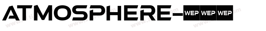 atmosphere字体转换