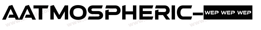 aAtmospheric字体转换