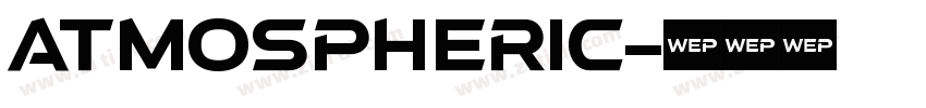 atmospheric字体转换