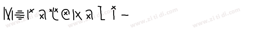Moratenali字体转换