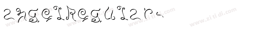 angelRegular字体转换