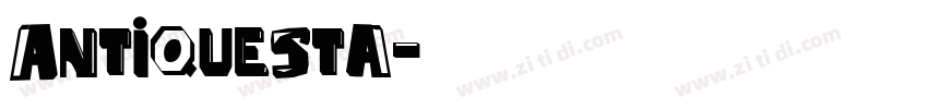 Antiquesta字体转换