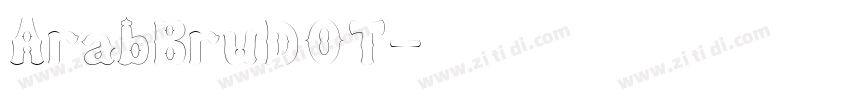 ArabBruDOT字体转换