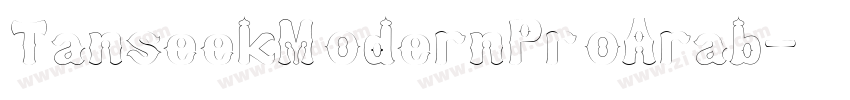 TanseekModernProArab字体转换 TanseekModernProArab字体转换
