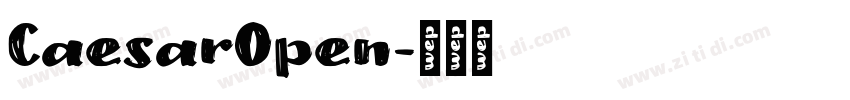 CaesarOpen字体转换