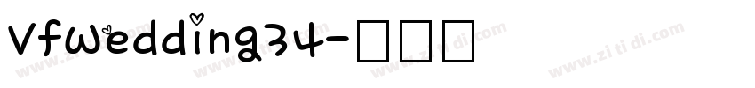 VfWedding34字体转换
