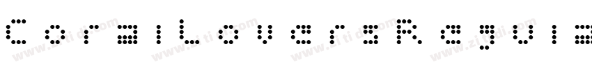 CoralLoversRegular字体转换