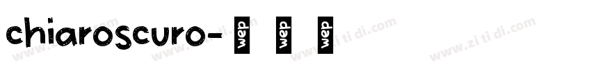 chiaroscuro字体转换